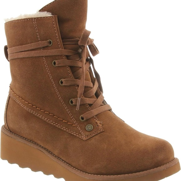 BEARPAW Women's Krista Hickory Women's Boot Classic Suede/Women's Slip On Boot 9 - Picture 4 of 7